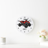 Voorbeeld van vierwielaandrijving met cartoon ronde klok (Huis)