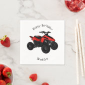 Voorbeeld van vierwielaandrijving met cartoon servet (Insitu)