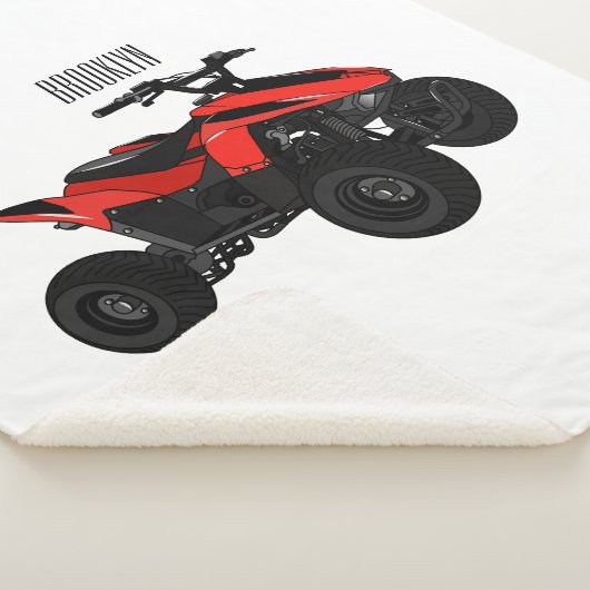 Voorbeeld van vierwielaandrijving met cartoon sherpa deken (3/4)