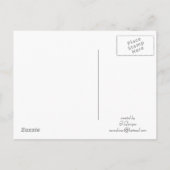 Voorbeeld Verjaardag Uitnodiging Post Kaart (Achterkant)