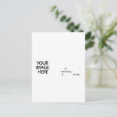 Voorbeeld volgen op Twitter Afbeelding en tekst to Briefkaart (Staand voorkant)