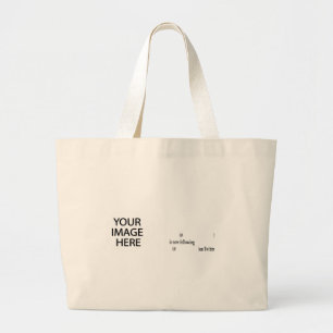 Voorbeeld volgen op Twitter Afbeelding en tekst to Grote Tote Bag