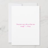 Voorbeeldboodschap van dankbaarheid kaart (Achterkant)