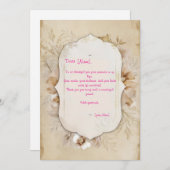 Voorbeeldboodschap van dankbaarheid kaart (Voorkant / Achterkant)