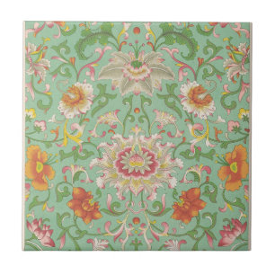 Voorbeelden van Chinese Ornament Pl. 67 van Owen J Tegeltje