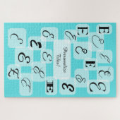 Voorbeelden van hedendaagse films : "E" Aqua Legpuzzel (Horizontaal)