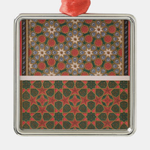 Voorbeelden van plafonddecoraties uit de Arabische Metalen Ornament