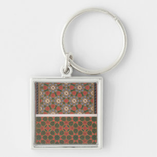 Voorbeelden van plafonddecoraties uit de Arabische Sleutelhanger