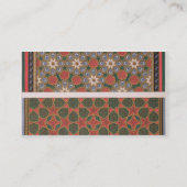 Voorbeelden van plafonddecoraties uit de Arabische Visitekaartje (Achterkant)