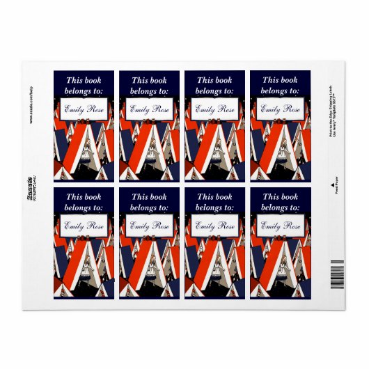  voorbeeldplaat etiket (Full Sheet)