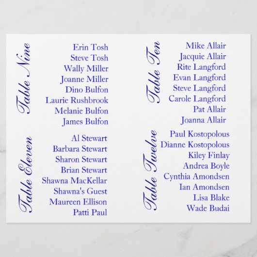 Voorbeeldtekst voor zitplaatsenoverzicht flyer (Voorkant)