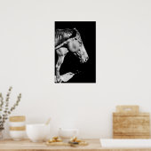 voorbeen van het paard poster (Keuken)