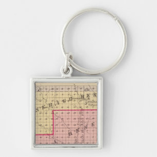 Voorbehouden Omaha en Winnebago in Nebraska Sleutelhanger