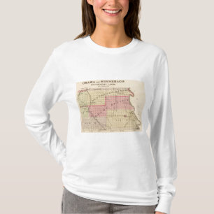 Voorbehouden Omaha en Winnebago in Nebraska T-shirt