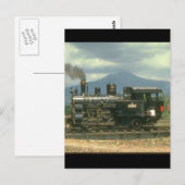 Voorbehouden racktank stelt at_Steam-treinen Briefkaart (Voorkant / Achterkant)