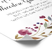 Voorbehouden voorzitter vader van het Groom Burgun Poster (Hoek)