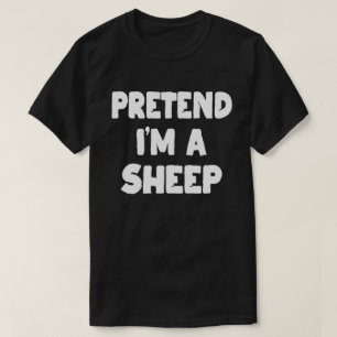 Voorbereid dat ik een schaap ben, een schaap, een t-shirt