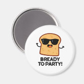 Voorbereid om grappige voedselbonnen te vieren magneet (Voorkant / Achterkant)