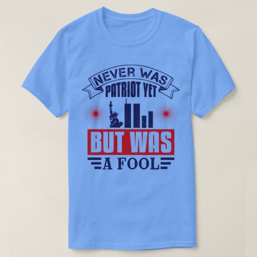 Voorbereid tot Amerikaans patriot (10) T-shirt (Design voorkant)