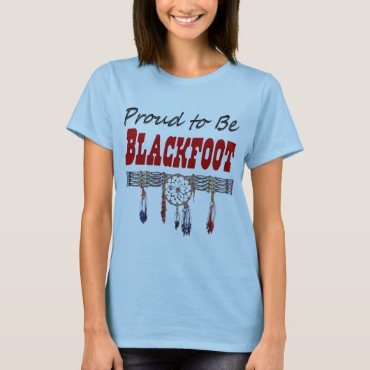 Voorbereid tot Blackfoot-dames met T-Shirt (Voorkant)