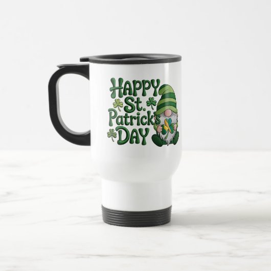 Voorbereide St. Patrick's Liefde | Schattig Groen Reisbeker (Links)