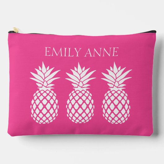Voorbereide Witte Ananassen op Roze Etui (Voorkant)