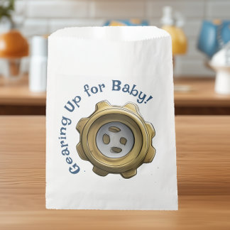 Voorbereiden op de Baby - Robot Baby Shower Bedankzakje