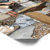 Voorbereiden op een prehistorische jacht. poster (Hoek)