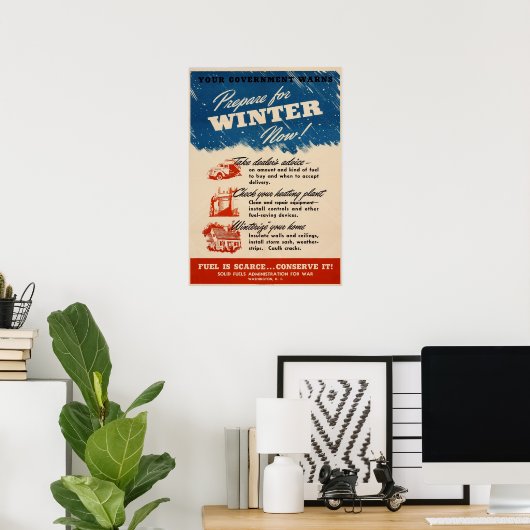 Voorbereiden op het Poster Winter Now (Thuiskantoor)