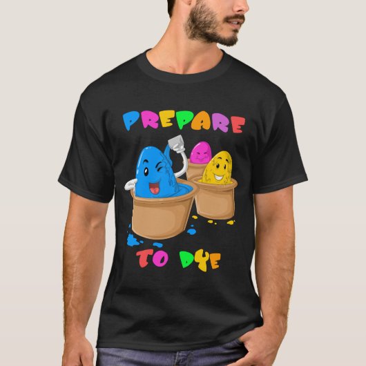 Voorbereiden op kleurstof t-shirt (Voorkant)