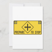 Voorbereiden op stoppen kaart (Voorkant)