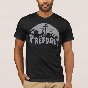 Voorbereiden op Zombies T-shirt