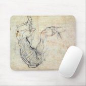 Voorbereidende studie voor de Arm of Christus Muismat (Met muis)