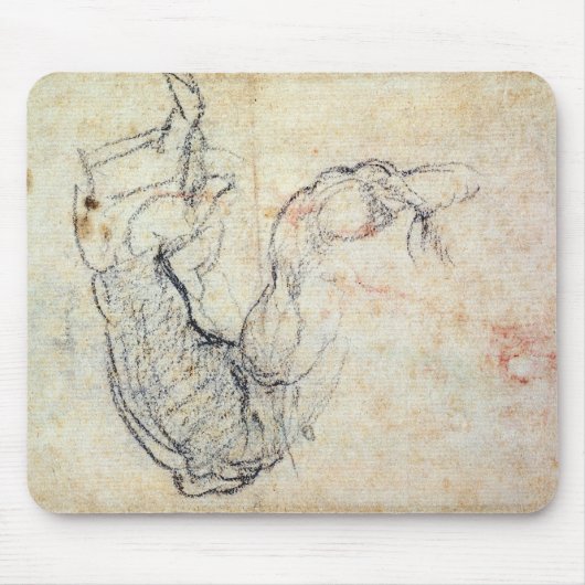 Voorbereidende studie voor de Arm of Christus Muismat (Voorkant)