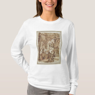 Voorbereidende tekening voor bord VIII T-shirt
