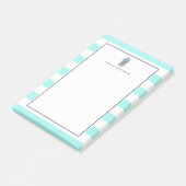 Voorbereiding anananas | Aqua & marine gepersonali Post-it® Notes (Schuin)