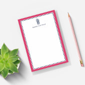 Voorbereiding anananas | Roze en marine gepersonal Post-it® Notes