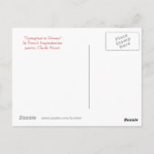 Voorbereiding in Giverny door Claude Monet Briefkaart (Achterkant)