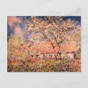 Voorbereiding in Giverny door Claude Monet Briefkaart