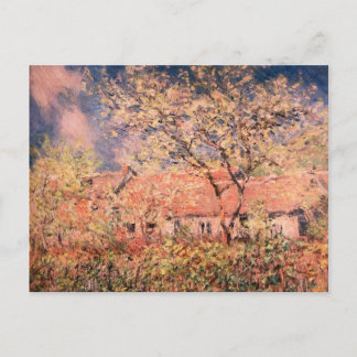 Voorbereiding in Giverny door Claude Monet Briefkaart