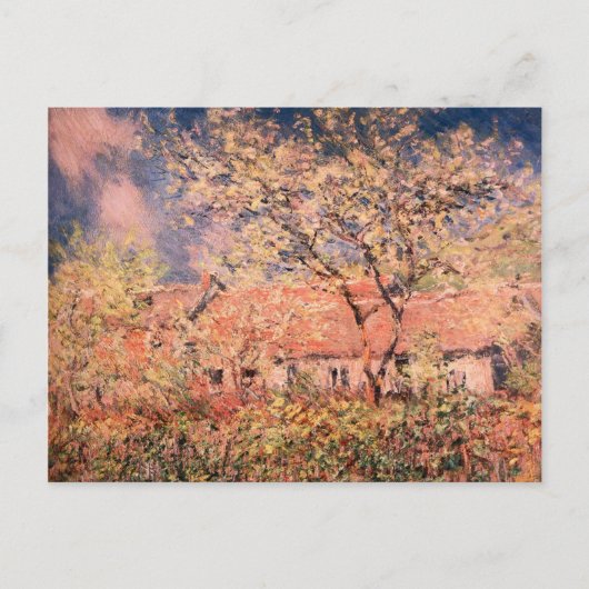 Voorbereiding in Giverny door Claude Monet Briefkaart (Voorkant)