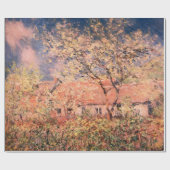 Voorbereiding in Giverny door Claude Monet Cadeaupapier (Vlak)