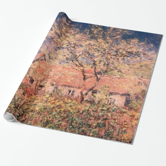 Voorbereiding in Giverny door Claude Monet Cadeaupapier (Uitgerold)