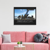 Voorbereiding: Inspirerend prijsopgave Canvas Afdruk (Insitu (Woonkamer))