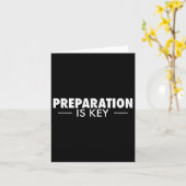 Voorbereiding Is De Sleutel Preppen Prepper Kaart (Gele Bloem)