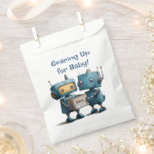 Voorbereiding op Baby Robot Baby shower Bedankzakje (Geknipt)