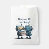 Voorbereiding op Baby Robot Baby shower Bedankzakje (Voorkant)