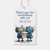 Voorbereiding op Baby Robot Baby shower Cadeaulabel (Voorkant)