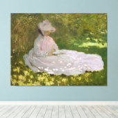 Voorbereiding van Claude Monet Canvas Afdruk (Insitu (Houten vloer))