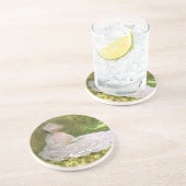 Voorbereiding van Claude Monet Zandsteen Onderzetter (Zijkant)